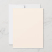 Invitation Guitare rose (Dos)