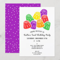 Gumdrops moderne Candy Sweet Birthday Party
