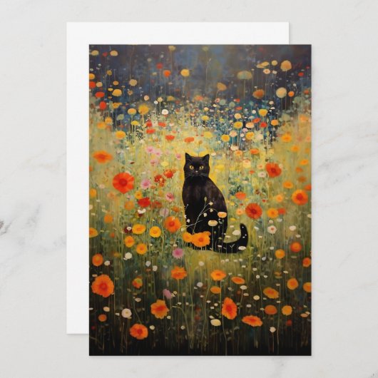 Invitation gustav klimt (Devant / Derrière)