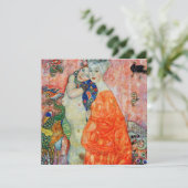 Invitation Gustav Klimt - Amies (Debout devant)