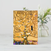 Invitation Gustav Klimt Arbre de vie (Debout devant)