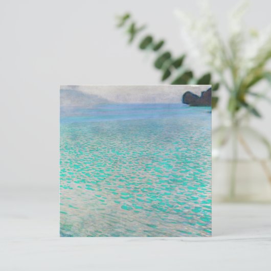 Invitation Gustav Klimt - Attersee (Debout devant)