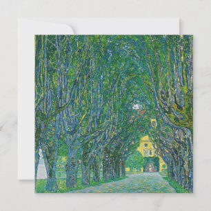 Invitation Gustav Klimt - Avenue dans le parc Schloss Kammer