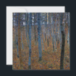 Invitation Gustav Klimt - Beech Grove I<br><div class="desc">Beech Grove I - Gustav Klimt,  Huile sur toile,  1902</div>