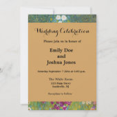 Invitation Gustav Klimt Fleur Jardin Cottage Nature (Devant)