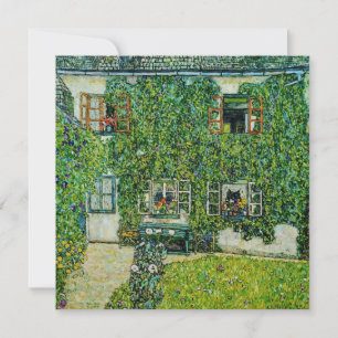 Invitation Gustav Klimt - La Maison de Guardaboschi