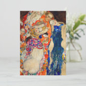 Invitation Gustav Klimt - La Mariée (inachevé) (Debout devant)