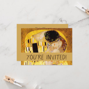 Invitation Gustav Klimt La Peinture Classique Du Kiss