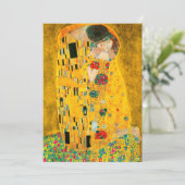 Invitation Gustav Klimt Le Baiser (Debout devant)