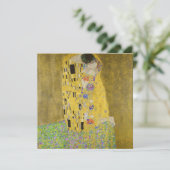 Invitation Gustav Klimt - Le baiser (Debout devant)