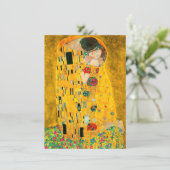 Invitation Gustav Klimt Le Baiser (Debout devant)