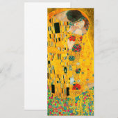 Invitation Gustav Klimt Le Baiser (Devant / Derrière)