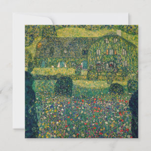 Invitation Gustav Klimt - Maison de campagne près de l'Atters