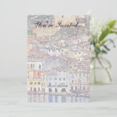 Invitation Gustav Klimt - Malcesine au lac de Garde Italie (Debout devant)