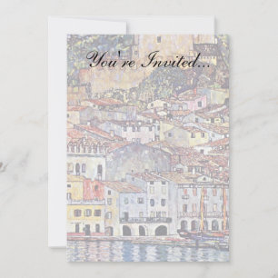 Invitation Gustav Klimt - Malcesine au lac de Garde Italie