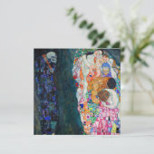 Invitation Gustav Klimt - Mort et vie (Debout devant)