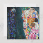 Invitation Gustav Klimt - Mort et vie<br><div class="desc">Décès et vie - Gustav Klimt,  Huile sur toile,  1910-1915</div>