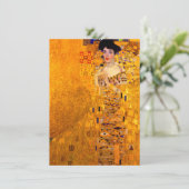 Invitation Gustav Klimt Portrait d'Adele Bloch Bauer (Debout devant)