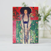 Invitation Gustav Klimt Portrait d'Adele Bloch-Bauer II (Debout devant)
