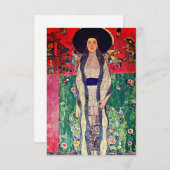 Invitation Gustav Klimt Portrait d'Adele Bloch-Bauer II (Devant / Derrière)