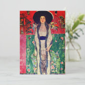 Invitation Gustav Klimt Portrait d'Adele Bloch-Bauer II (Debout devant)