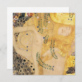 Invitation Gustav Klimt - Serpents d'eau I (Devant / Derrière)