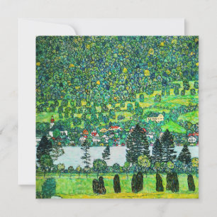 Invitation Gustav Klimt - Versant de montagne à Unterach