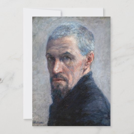 Invitation Gustave Caillebotte - Autoportrait (Devant)