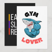 Invitation Gym Love Design (Devant / Derrière)