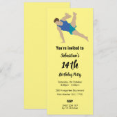 Invitation Gymnaste masculin (Devant / Derrière)