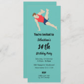 Invitation Gymnaste masculin (Devant / Derrière)