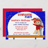 Invitation Gymnastique (Devant / Derrière)