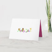 Invitation Gymnastique d'arc-en-ciel par Happy Juul Company (Dos)