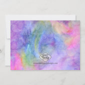 Invitation Gymnastique Flip Girls Anniversaire Fête Invitatio (Dos)