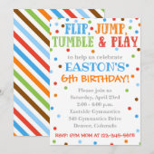 Invitation Gymnastique | Gymnastique Invitation d' (Devant / Derrière)