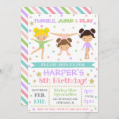 Invitation Gymnastique | Gymnastique Invitation d' (Devant / Derrière)