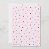 Invitation Gymnastique Jump fête d'anniversaire (Dos)