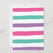 Invitation Gymnastique roues et cupcakes Anniversaire Invita (Dos)