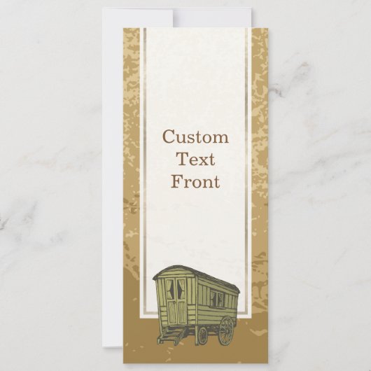 Invitation Gypsy caravan (Devant)