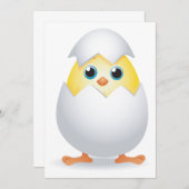 Invitation Hachage de poulet (Devant / Derrière)