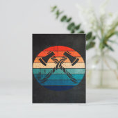 Invitation Hache de lancer (Debout devant)