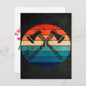 Invitation Hache de lancer (Devant / Derrière)