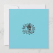 Invitation Hajj Mabrour, Kaaba sacrée à La Mecque en Arabie S (Dos)