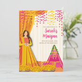 Invitation Haldi à Maiyan, Invitation Haldi (Debout devant)