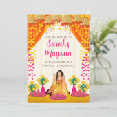 Invitation Haldi Mayoun et invitations Haldi (Debout devant)