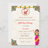 Invitation Half Saree Ritu Kala Samskara (Devant)