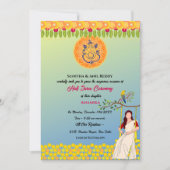 Invitation Half Saree Ritu Kala Samskara (Devant)