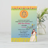 Invitation Half Saree Ritu Kala Samskara (Debout devant)