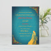 Invitation Half Saree Ritu Kala Samskara (Debout devant)