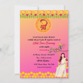 Invitation Half Saree Ritu Kala Samskara (Devant)